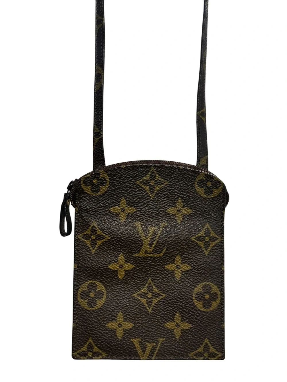 Louis Vuitton Monogram Leather Pochette Secret Vintage Shoulder Bag